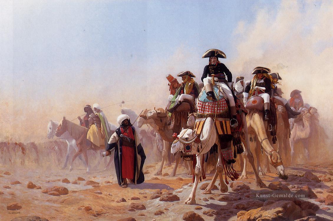 Napoleon und sein Generalstab Araber Jean Leon Gerome Ölgemälde